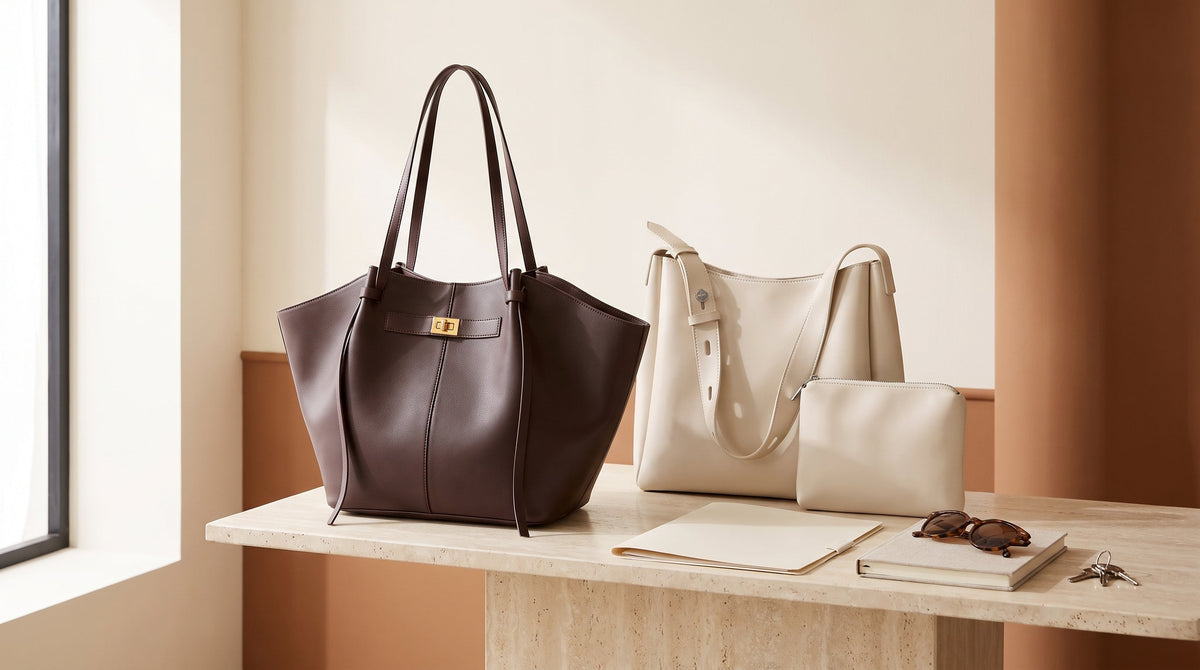Sac Cabas en simili-cuir - Maria et Sac Cabas en simili-cuir - Bella Grain&Garde. Image