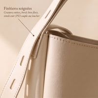 Sac satchel femme Bella avec pochette assortie