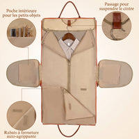 Sac de voyage Céleste, pliable en porte-costume