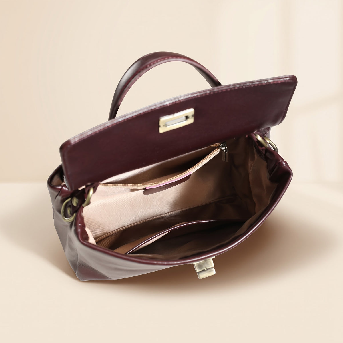 Sac bandoulière femme Émily, format satchel