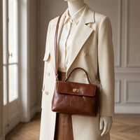 Sac bandoulière femme Émily, format satchel