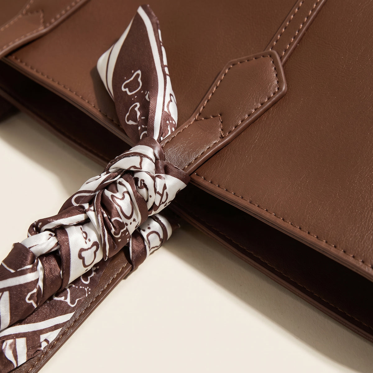Grand sac cabas femme Margaux avec foulard