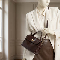 Sac bandoulière femme Émily, format satchel