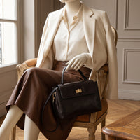 Sac bandoulière femme Émily, format satchel